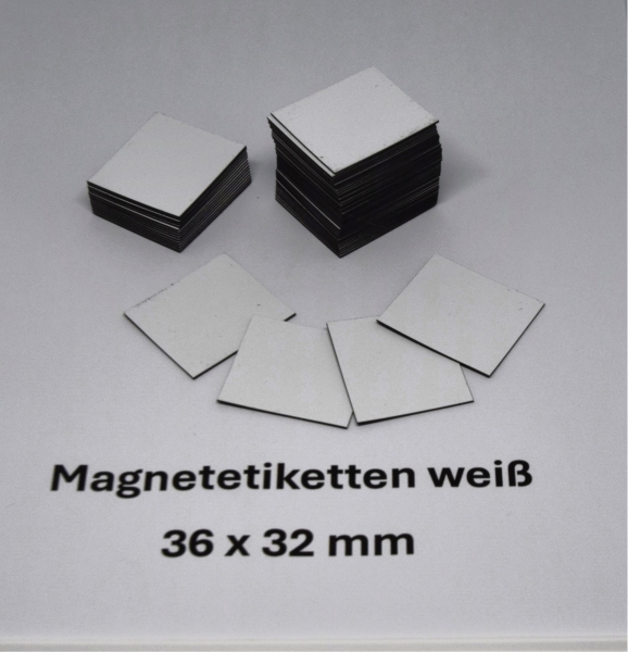 Beschriftungs-Etiketten PERMAFLEX® 5014 / 36 x 32 mm / 100 Stück / weiß / Sonderposten